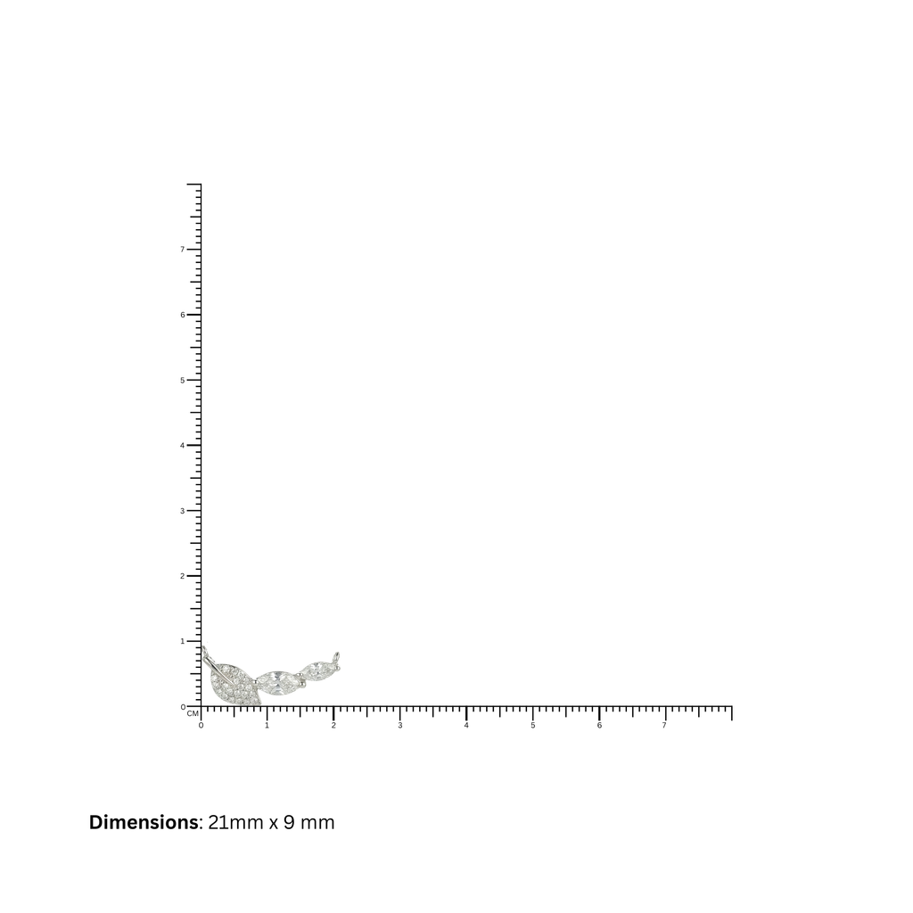 Leaf Whisper Sterling Silver Pendant Necklace