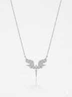 Angel Wing Sterling Silver Sterling Necklace