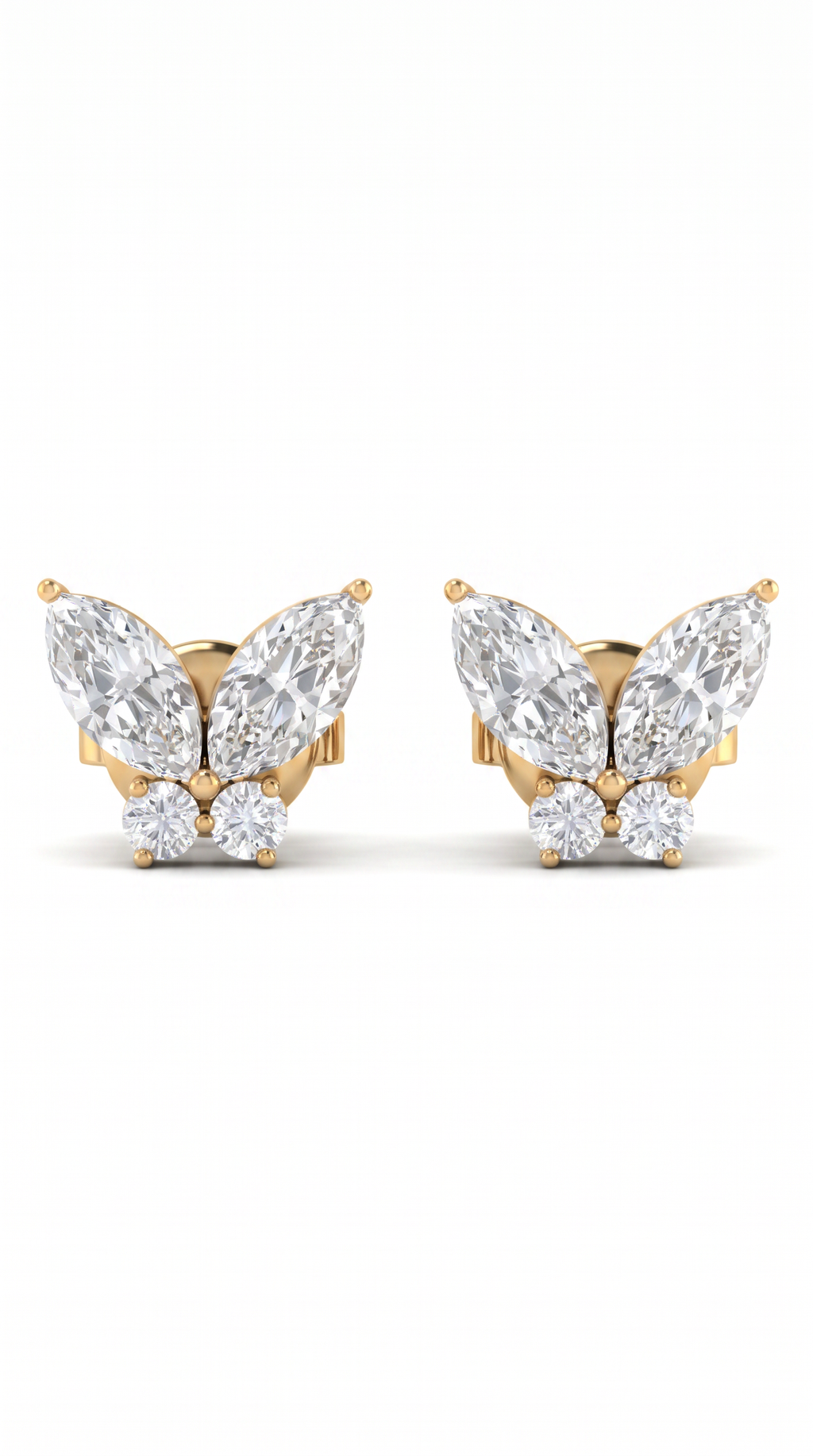 Mariposa Sterling Silver Stud Earrings