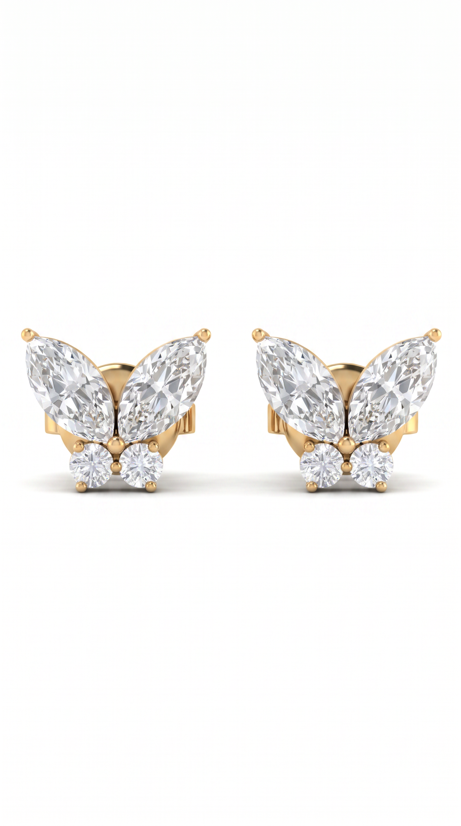 Mariposa Sterling Silver Stud Earrings