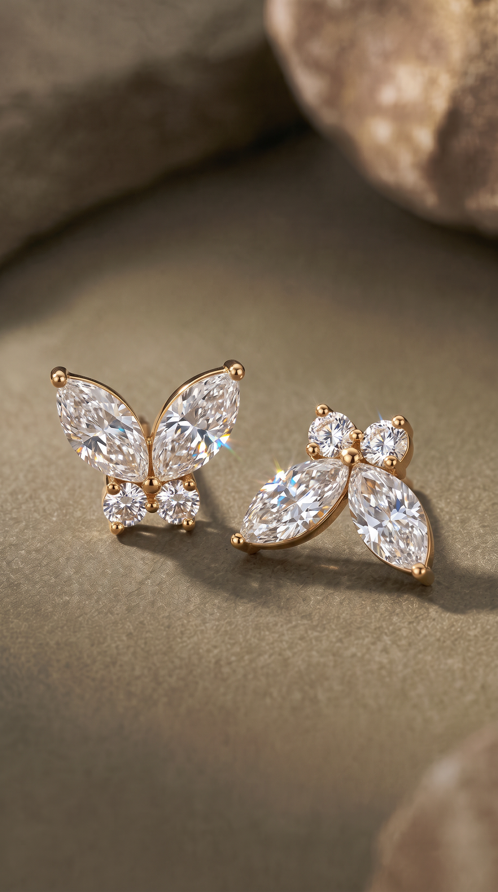 Mariposa Sterling Silver Stud Earrings