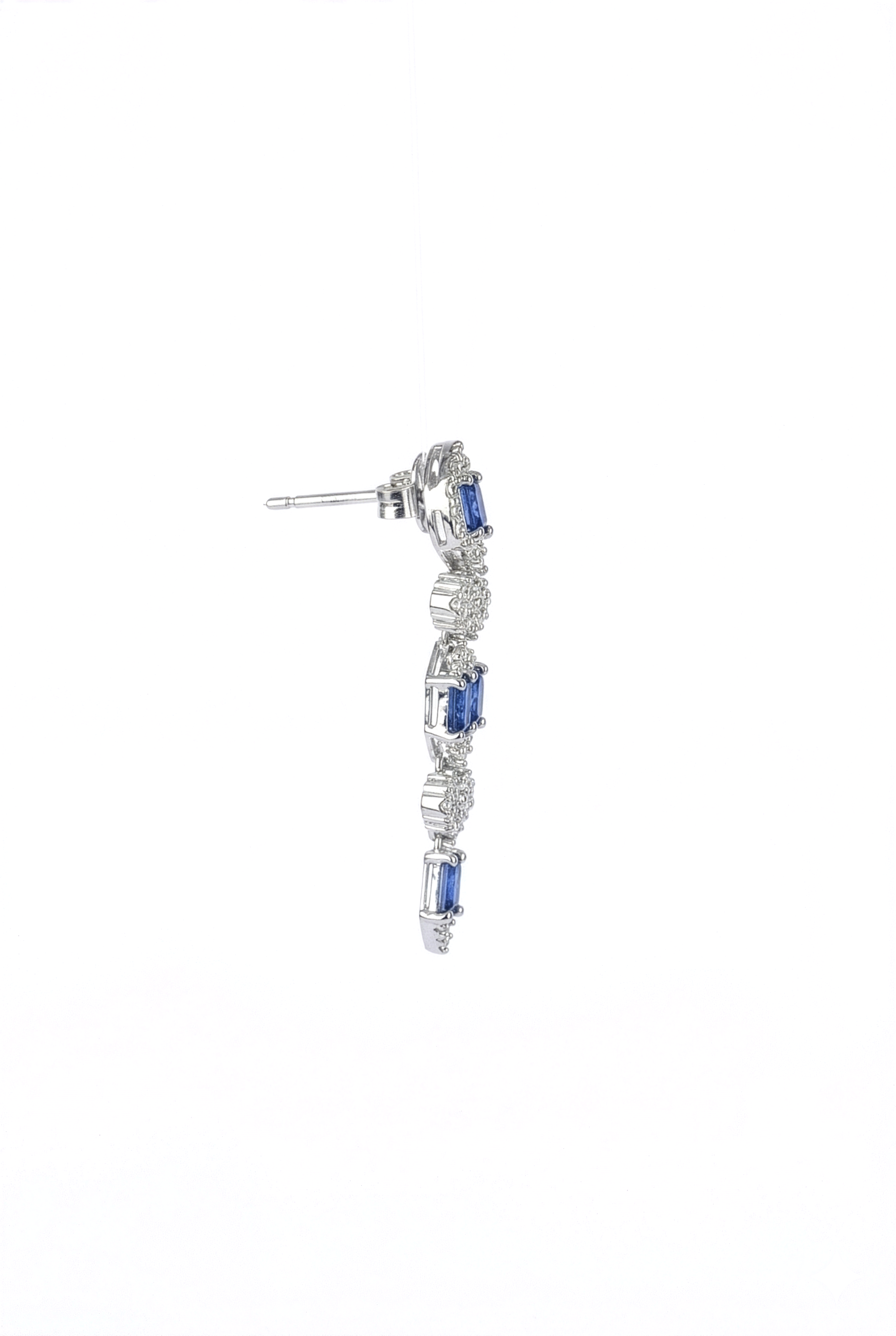 Celeste Blue Sterling Silver Necklace Set